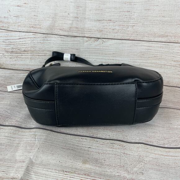 French Connection Moritz Hobo Bag Purse Black - Picture 9 of 10